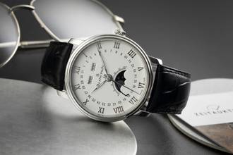 Thumbnail von Blancpain Villeret Complete Calendar Moonphase Men's Watch Ref 6654-1127-55B Papers 2014
