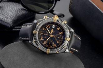 Thumbnail von Breitling Chronomat Chronograph Steel / Gold Automatic Men's Watch Ref. B13050.1
