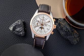 Thumbnail von Longines Conquest Classic Chronograph Steel / Gold Automatic Ref. L2.798.5.72.3 B&P 2023