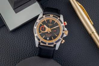 Thumbnail von Tudor Grantour Chrono Fly-Back Steel / Gold Automatic Men's Watch Ref. 20551N Papers 2020