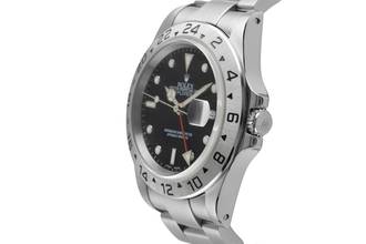 Thumbnail von Rolex Explorer II Black Dial Edelstahl Automatik Herren Ref 16570 Box & Papiere