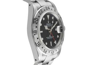 Thumbnail von Rolex Explorer II Black Dial Edelstahl Automatik Herren Ref 16570 Box & Papiere