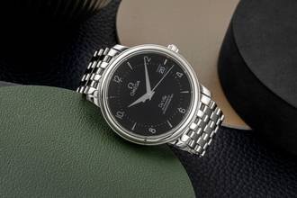 Thumbnail von Omega De Ville stainless steel black dial automatic stainless steel Ref. 4500.50.00 168.1055