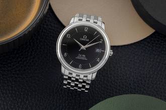 Thumbnail von Omega De Ville stainless steel black dial automatic stainless steel Ref. 4500.50.00 168.1055