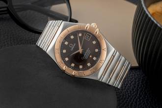 Thumbnail von Omega Constellation Steel / Gold Brown Diamond Dial Automatic Ref. 1301.60.00