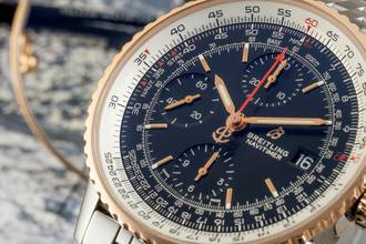 Thumbnail von Breitling Navitimer Chronograph Steel Gold Automatic U13324211B1A1 B&P 2020