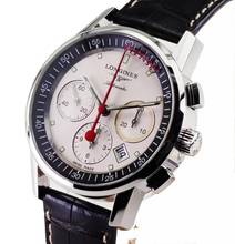 Thumbnail von Longines Column-Wheel Chronograph Heritage L47544724 Men's Watch Automatic Chronograph