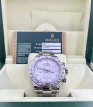 Thumbnail von Rolex Daytona Steel like NEW Box+Papers y.2014 Long clasp White APH Dial Chromalight
