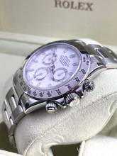Thumbnail von Rolex Daytona Steel like NEW Box+Papers y.2014 Long clasp White APH Dial Chromalight