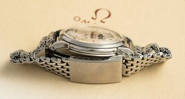 Thumbnail von Omega RARE OVERSIZE 37MM COSMIC MOONPHASE IN STEEL #2486 VINTAGE