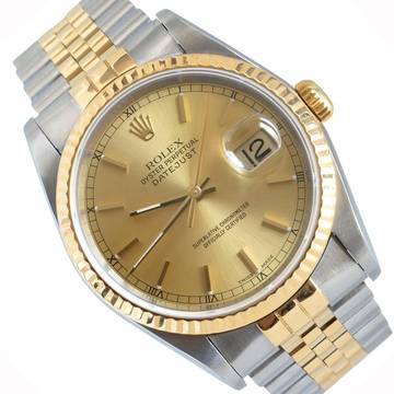  Rolex Datejust 36 16233 Champagne dial Full Set TOP Condition 