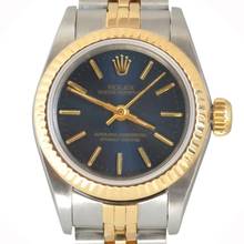 Thumbnail von Rolex Oyster Perpetual 67193 26MM soleil blue dial