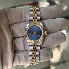Thumbnail von Rolex Oyster Perpetual 67193 26MM soleil blue dial