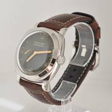 Thumbnail von Panerai Radiomir 3 Days 45MM PAM00995 green dial Full Set TOP Condition