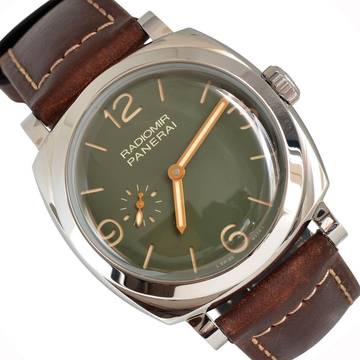  Panerai Radiomir 1940 3 Days 45MM PAM00995 green dial Full Set TOP Condition 