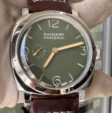 Thumbnail von Panerai Radiomir 3 Days 45MM PAM00995 green dial Full Set TOP Condition
