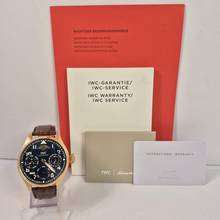 IWC Big Pilot Petit Prince Perpetual Calendar Rose Gold 46mm Automatic Complete