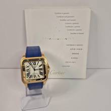 Thumbnail von Cartier Santos 100 Large Gold 38mm Automatic Complete
