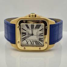 Thumbnail von Cartier Santos 100 Large Gold 38mm Automatic Complete