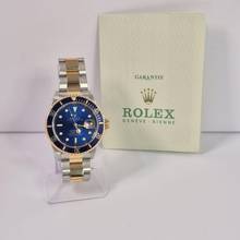 Thumbnail von Rolex Submariner Date Ouro & Aço Bluesy Pré-Cerâmica 40mm Automático Completo