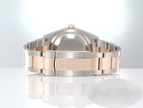 Thumbnail von Rolex Datejust 36 126281 RBR 2023 Steel Rose Gold 750 Diamonds Automatic Stainless Steel 18kt Rose Gold Oyster Band Chronometer