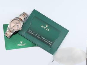 Thumbnail von Rolex Datejust 36 126281 RBR 2023 Steel Rose Gold 750 Diamonds Automatic Stainless Steel 18kt Rose Gold Oyster Band Chronometer