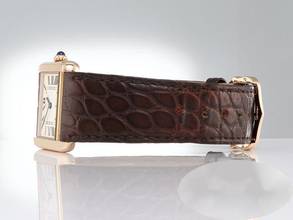Thumbnail von Cartier Tank Solo Large Model Stainless Steel Rose Gold 750 2018 W5200025 Steel 18kt Rose Gold