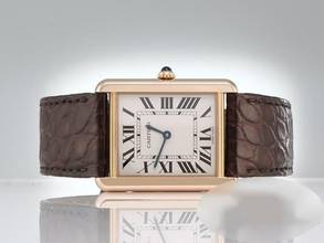 Thumbnail von Cartier Tank Solo Large Model Stainless Steel Rose Gold 750 2018 W5200025 Steel 18kt Rose Gold