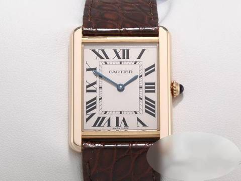  Cartier Tank Solo Großes Modell Edelstahl Rosegold 750 2018 W5200025 Stahl 18kt Rose Gold Steel 