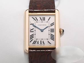 Cartier Tank Solo Large Model Stainless Steel Rose Gold 750 2018 W5200025 Steel 18kt Rose Gold