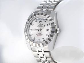 Thumbnail von Tudor Classic Day Date 23010 2016 Lc100 Automatik 41 Mm Edelstahl Stahl Herren