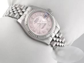 Thumbnail von Rolex Lady-Datejust 179174 2010 Stahl Weissgold 750 Perlmutt Automatik Stainless Steel 18kt White Gold Jubilé-band Chronometer Oyster