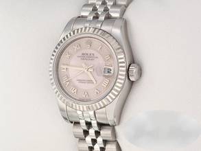 Thumbnail von Rolex Lady-Datejust 179174 2010 Stahl Weissgold 750 Perlmutt Automatik Stainless Steel 18kt White Gold Jubilé-band Chronometer Oyster
