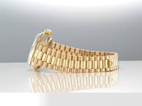 Thumbnail von Rolex Lady-Datejust Gelbgold 750 Diamanten Rubine Automatik Gold Damen President-band Chronometer Oyster