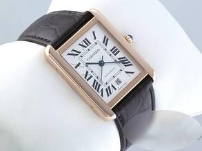 Thumbnail von Cartier Tank Solo XL Extra Large Model Steel Rose Gold W5200026 2017 Automatic