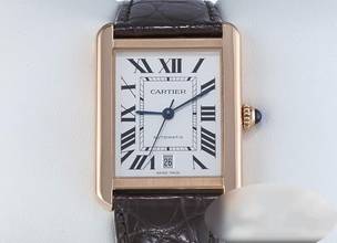 Cartier Tank Solo XL Extra Large Model Steel Rose Gold W5200026 2017 Automatic
