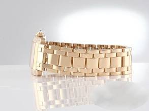 Thumbnail von Cartier Tank Américaine Yellow Gold 750 Wb7015k2 Diamonds Brilliants Gold