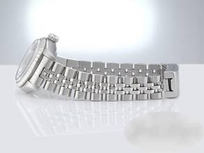 Thumbnail von Rolex Oyster Perpetual Lady Date 26mm 2002 Edelstahl Damen Automatik Stahl Stainless Steel Jubilé-band Chronometer Oyster Blue Dial