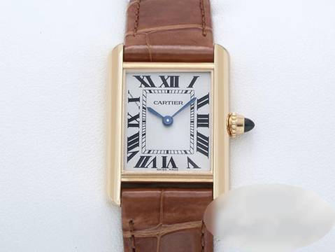  Cartier Tank Louis Cartier Kleines Modell Gelbgold 750 2022 W1529856 Gold Damen 