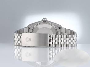 Thumbnail von Rolex Datejust 31 31mm Edelstahl Automatik Diamanten Damenuhr Stahl Stainless Steel Jubilé-band Chronometer Oyster Blue Dial