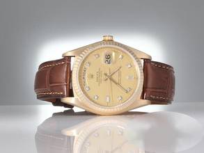 Thumbnail von Rolex Day-Date 36 Mm Gelbgold 750 Automatik 18038 Diamanten 18kt Yellow Gold Herrenuhr Daydate Chronometer Oyster