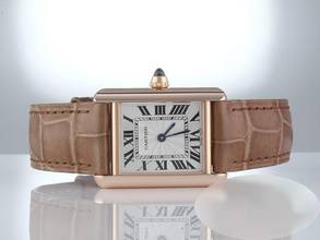Thumbnail von Cartier Tank Louis Cartier Small Model Rose Gold 750 2024 Wgta0010 Manual Wind Gold