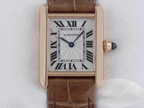  Cartier Tank Louis Cartier Kleines Modell Rosegold 750 2024 Wgta0010 Handaufzug 18kt Rose Gold 