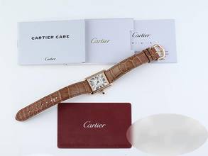 Thumbnail von Cartier Tank Louis Cartier Small Model Rose Gold 750 2024 Wgta0010 Manual Wind Gold