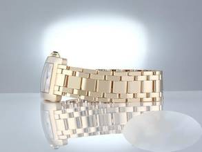 Thumbnail von Cartier Tank Américaine Yellow Gold 750 W26014k2 Women's Watch 18kt Yellow Gold