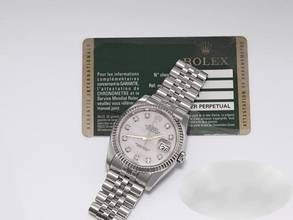 Thumbnail von Rolex Datejust 36mm 116234 Stahl Weissgold 750 Cacholong Diamanten Automatik Stainless Steel 18kt White Gold Oyster-band Chronometer