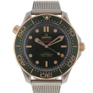  Omega Seamaster Diver 300 M Green/Bronze Gold 