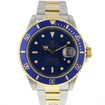  Rolex Submariner Date Steel/Gold Blue Dial 