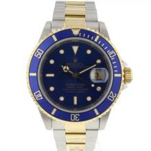  Rolex Submariner Date Steel/Gold Blue Dial 