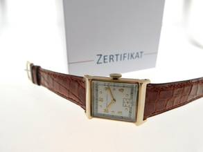 Thumbnail von Girard Perregaux Classic Tank - Rare Vintage 14K Yellow Gold Men's Watch Hand-wound early GP men's watch solid yellow gold in original condition
